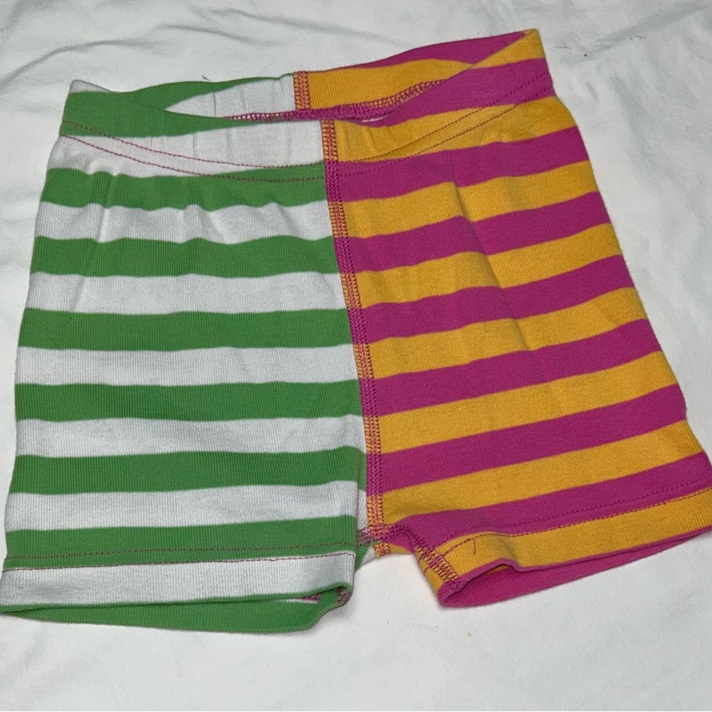 Hanna Andersson striped cotton pajamas sz 4 EUC smoke free home - Picture 5 of 6